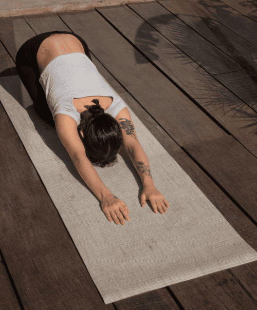 Cream yoga mat eco - Image 3