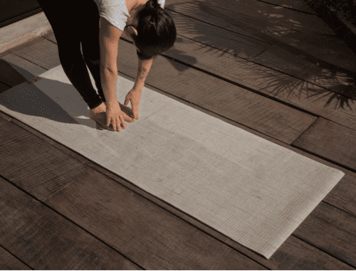 Cream yoga mat eco - Image 4