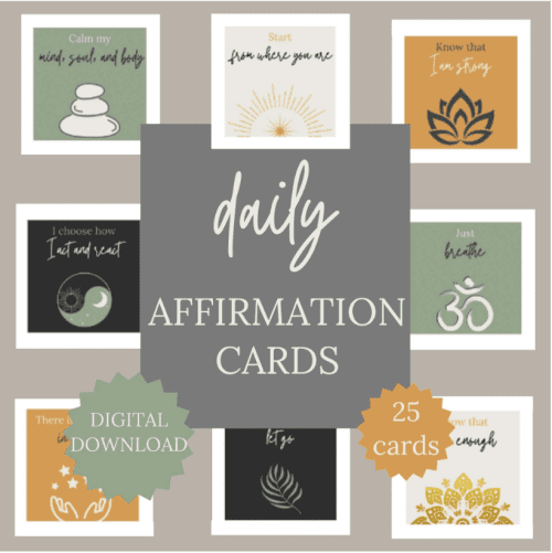 Daily affirmations digital download