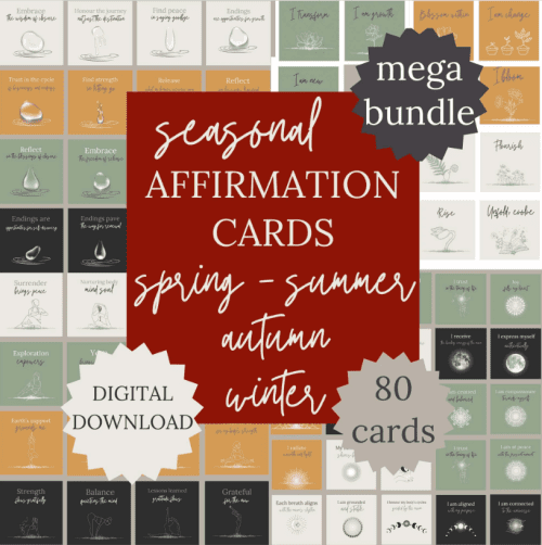 Seasonal affirmations digital download