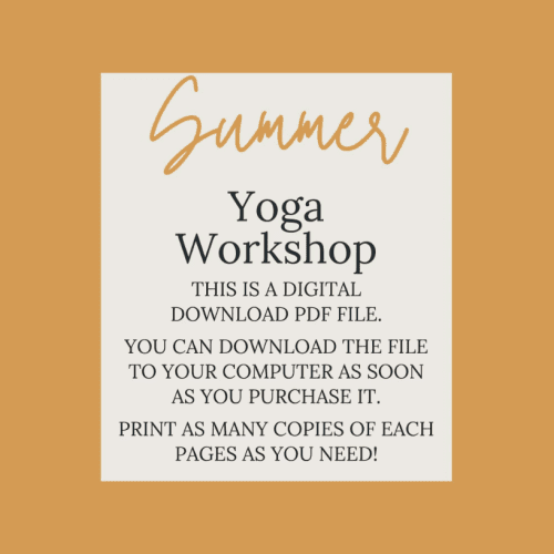 Summer yoga workshop digital download - Image 4