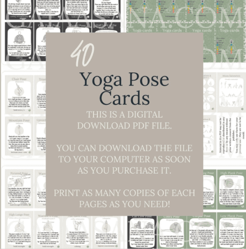 Yoga pose cards digital download - Image 2