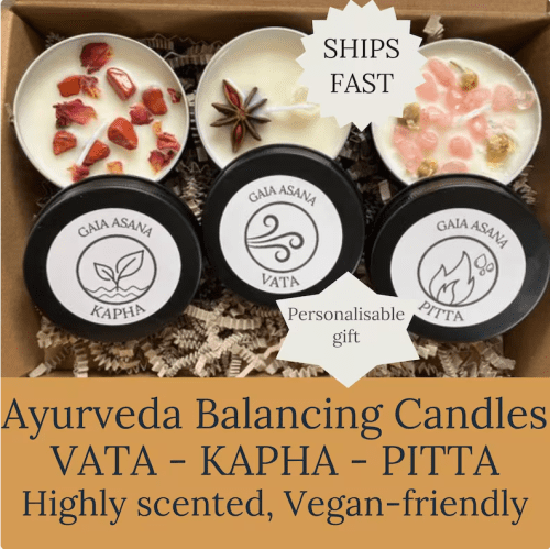 Ayurveda candles gift