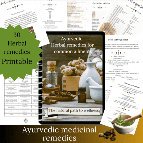 Ayurveda medicinal remedies digital