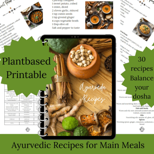 Ayurveda plant based recipes digital