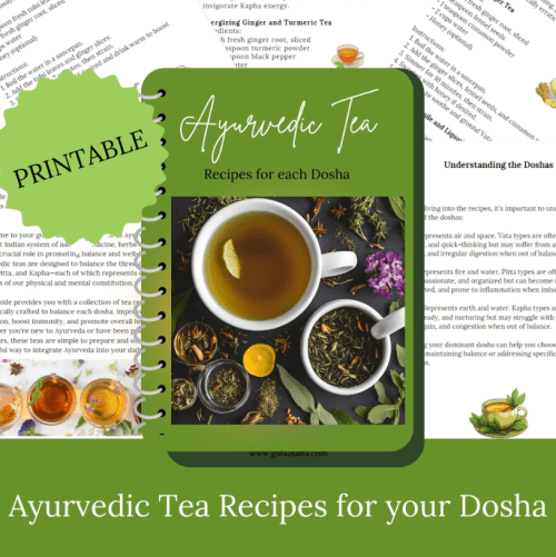 Ayurveda Tea recipes digital