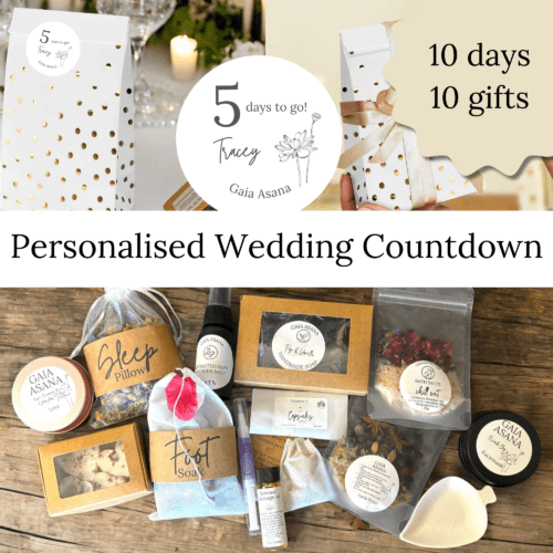 Wedding countdown advent calendar