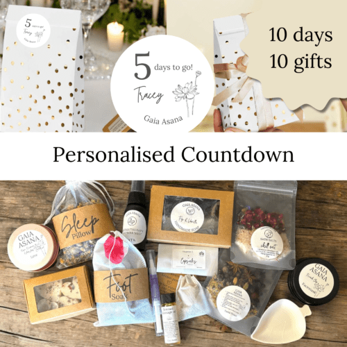 Personalised countdown advent calendar